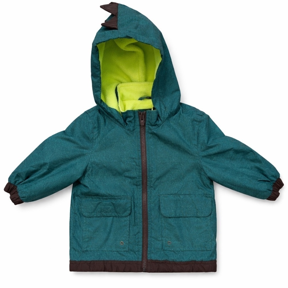 Kids Green Hooded Jacket
